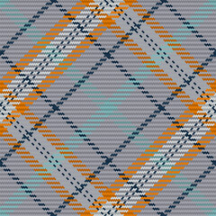 Seamless pattern of scottish tartan plaid. Repeatable background with check fabric texture. Vector backdrop striped textile print. - 389350360