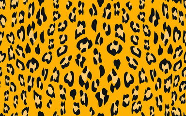 Seamless vector leopard pattern. Trendy stylish wild gepard, leopard print. Animal print background for fabric, textile, design, advertising banner.