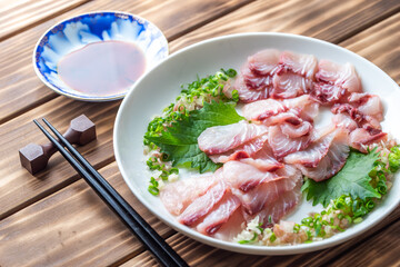 日本の刺し身　和食イメージ