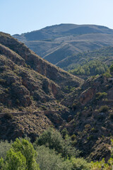 Mountainous landscape  in southern Spain