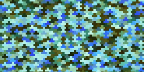 Light Blue, Green vector background in polygonal style.