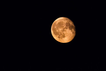 Moon in the Dutch sky