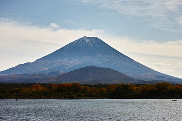 Fototapeta premium 精進湖と富士山
