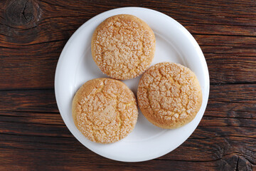 Cookies with sugar