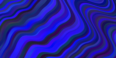Dark BLUE vector texture with wry lines.