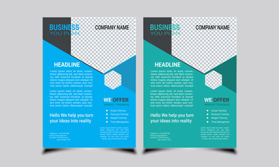 Business Flyer, template, vector template, Corporate Flyer design, poster, cover, annual report.
