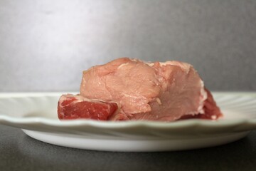 Raw meat on a cutting Board