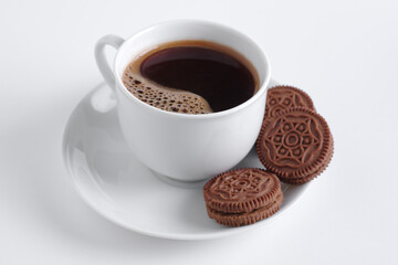 Coffee and chocolate cookies