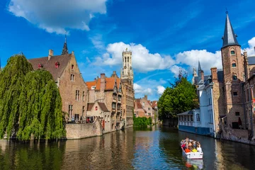 Papier Peint photo Brugges The city of Bruges in Belgium