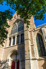 The cathedral of Bruges in Belgium