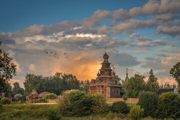 View of the historical town of Suzdal, Golden Ring of Russia - obrazy, fototapety, plakaty