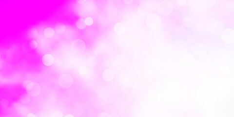 Light Purple vector layout with circles.