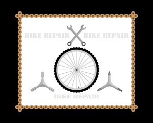 bicycle keys and wheel