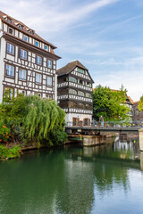 Fototapeta na wymiar Cityscape of Strasbourg in France