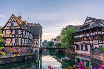 Fototapeta premium Cityscape of Strasbourg in France
