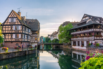 Cityscape of Strasbourg in France