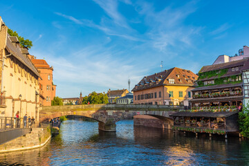Fototapeta premium Cityscape of Strasbourg in France