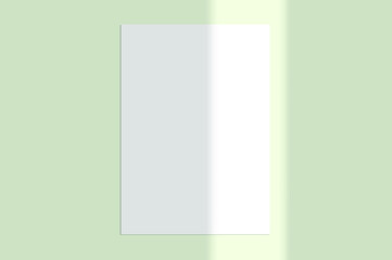 Vector shadow overlay effect. Transparent soft light and shadows from window.  Mockup of transparent window shadow and natural lightning. 10 eps mesh.