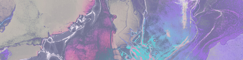 Naklejka premium Rough Paint. Elegant Purple Cover. Wet Old.