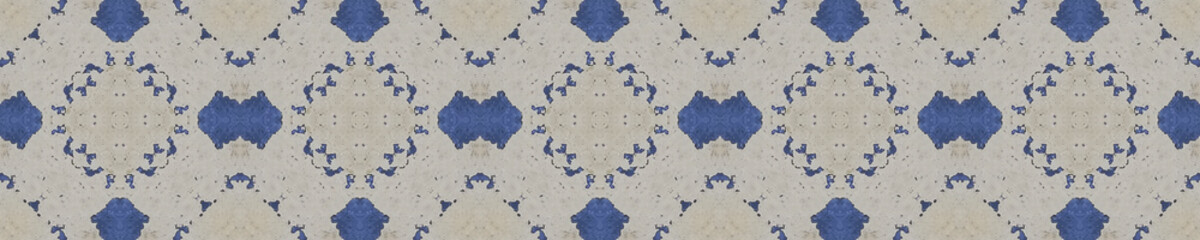Random Graphic Pattern. Worn Snowy Texture. Blue