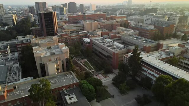 UCLA University of Souther California Drone View