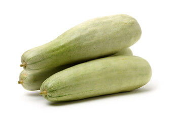 Muskmelon (yangjiaomitianguo) on white background