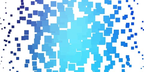 Light Pink, Blue vector background with rectangles.