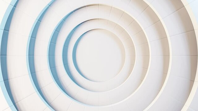 Abstract animated background with moving circles
