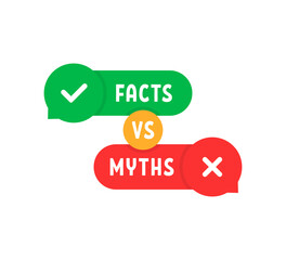 myths vs facts on red and green bubbles