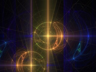 Imaginatory fractal background Image