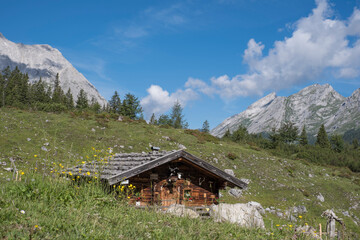Fototapeta na wymiar Ladizalm im Karwendel
