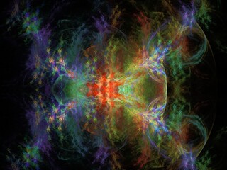 Imaginatory fractal background Image
