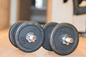 Alte Hanteln Training zuhause