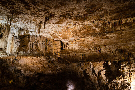 Beautiful Jura natural underground caves France