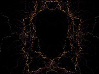 Imaginatory fractal background Image