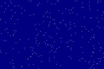 Starry night sky in the cosmos