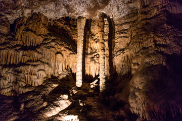 Beautiful Jura natural underground caves France