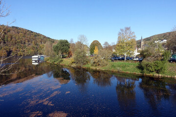 Blick auf Einruhr am Obersee, Tei der Rurtalsperre