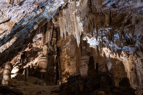 Beautiful Jura natural underground caves France