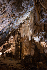 Fototapeta na wymiar Beautiful Jura natural underground caves France