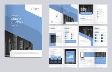 template layout design with cover page for company profile, annual report, brochures, flyers, presentations, leaflet, magazine, book .and a4 size scale for editable.