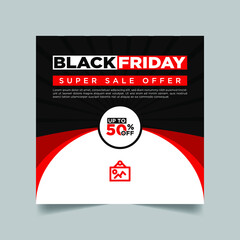 Black friday banner, black friday sale banner, black friday super sale offer banner, november 27 banner