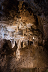 Fototapeta na wymiar Beautiful Jura natural underground caves France