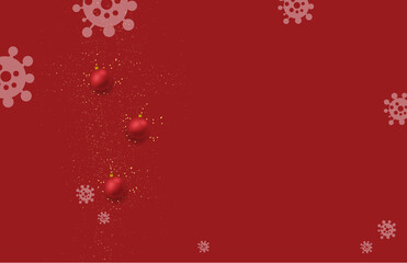 Covid-19 Christmas Background