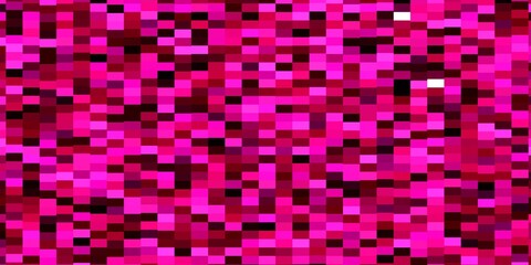 Dark Pink vector pattern in square style.