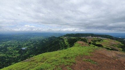 Fototapeta premium view of the mountains