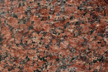 texture of red granite stone