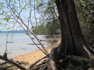 The stunning beaches, islands and turquoise ocean outside of Sihanoukville (Kampong Som) in Cambodia, Asia