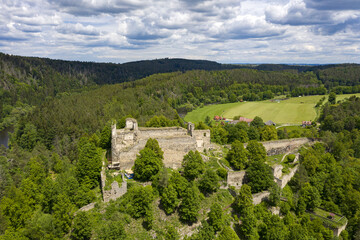 Maiden's Stone castle in the Czech Republic