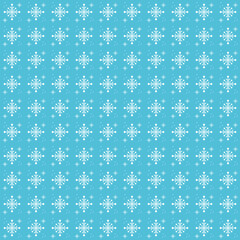 Winter snowflakes pattern modern flat design